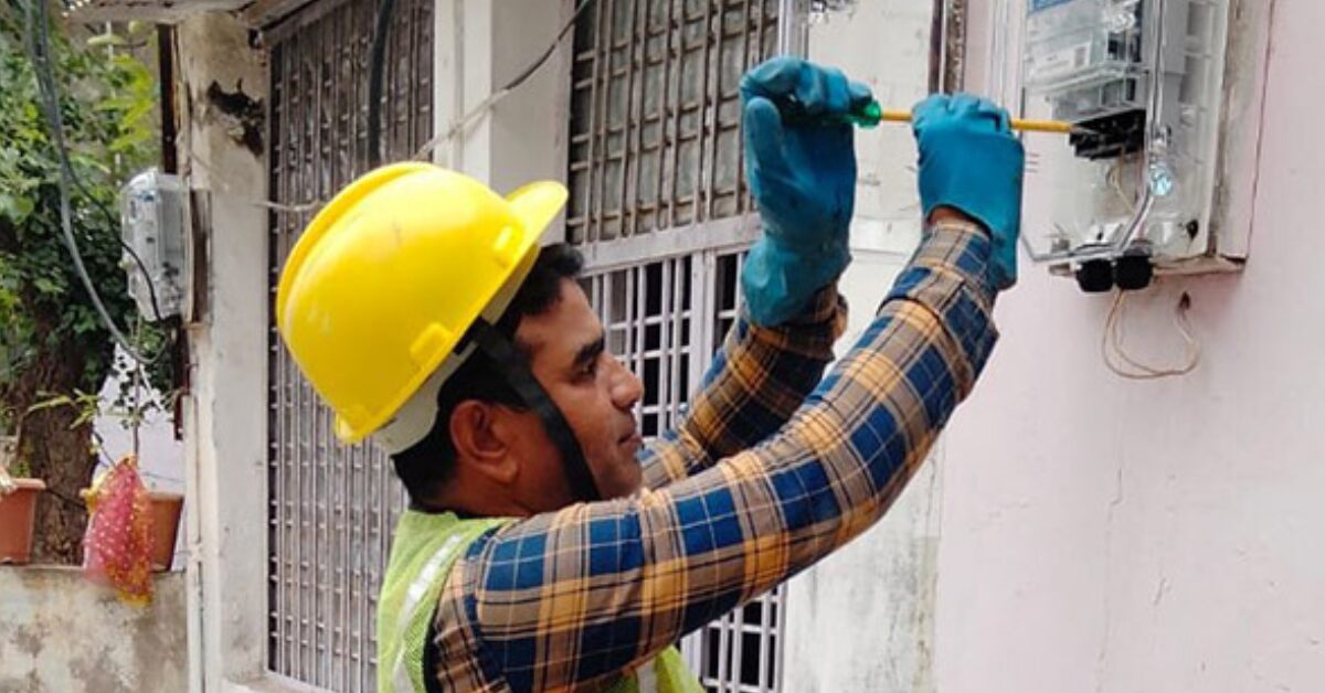 Smart meter installation