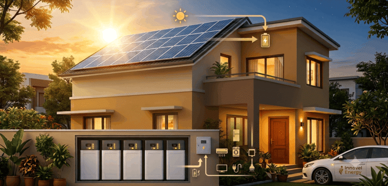 Solar + Battery Storage: The Future of Reliable Power for Indian Homes